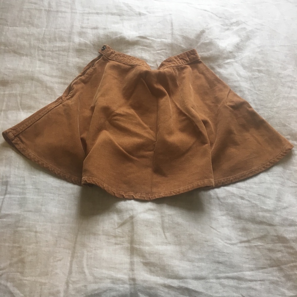 American apparel corduroy skirt